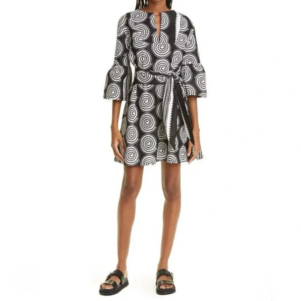 The Oula Company Abstract Print Shift Dress